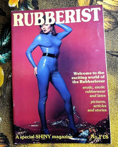 Vintage Fetish Magazine Rubberist No1 Latex Rubber Pvc Kinky Etsy
