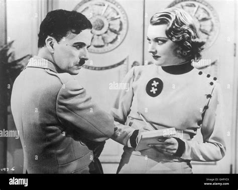 Charles Chaplin Adenoid Hynkel Florence Wright Secretary Regie