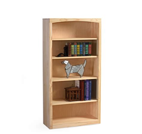 Pine Bookcases 3060 Solid Pine Bookcase With 4 Open Shelves Sadlers