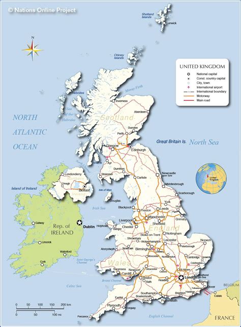 Uk Airports Map 