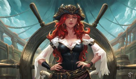 Pin De John Simth Em Hot Art Personagens Do League Of Legends Mulheres Piratas Miss Fortune