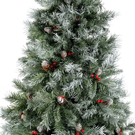 Werchristmas Scandinavian Blue Spruce Christmas Tree Includes Pine