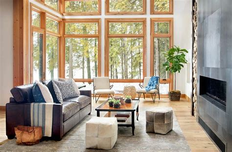 Modern Rustic Living Room Design
