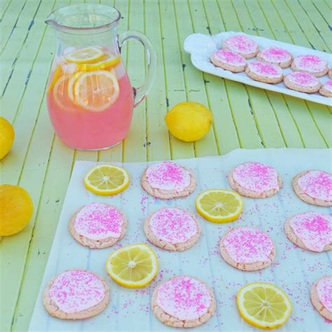 Pink Lemonade Cookies Breezy Bakes