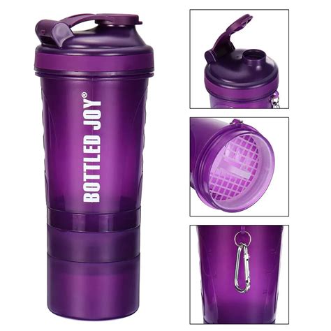 600ml Water Cup Sport Gym Protein Powder Plastic Drink Shaker Mixer Cup Nutritional Bottle Water