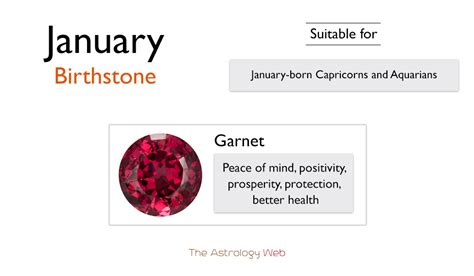 January Birthstones Color And Healing Properties With Pictures The