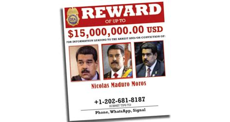 ¿qué Hay Detrás De La Recompensa Por Nicolás Maduro De Estados Unidos