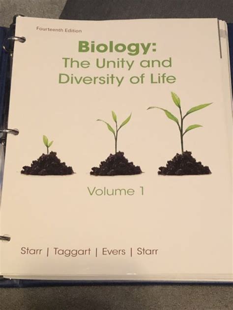 Biology The Unity And Diversity Of Life 14th Edition Volume 1 Ebay