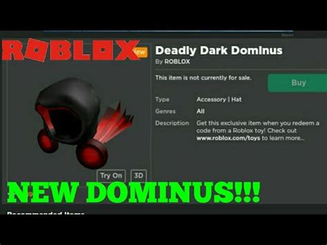 All dominus legends promo codes. THIS ROBLOX DOMINUS IS A TOY CODE! - YouTube