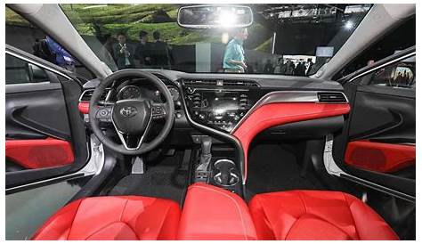 Toyota Camry Red Interior 2017