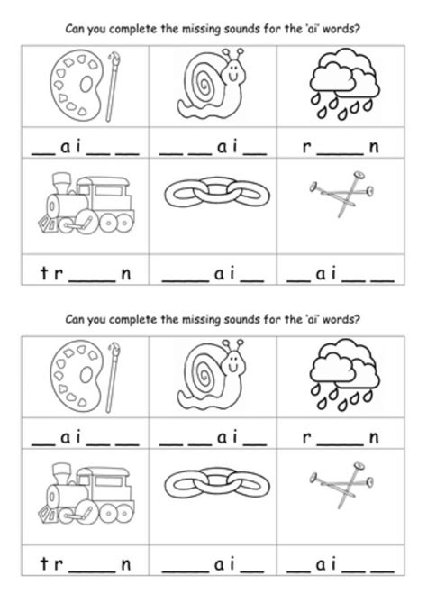 Phonics Worksheets And Online Exercises Jolly Phonics Group Ii