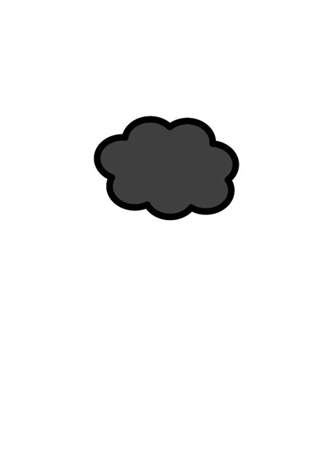 Dark Storm Cloud Clip Art At Vector Clip Art Online