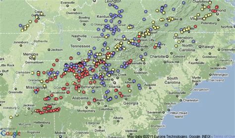 Us Storm And Tornado Mapmaptd