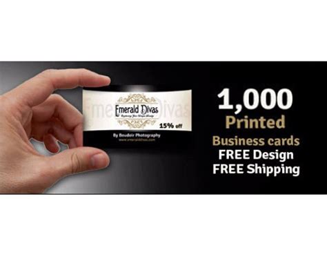1000 Business Cards Free Design Free Shipping Printed On