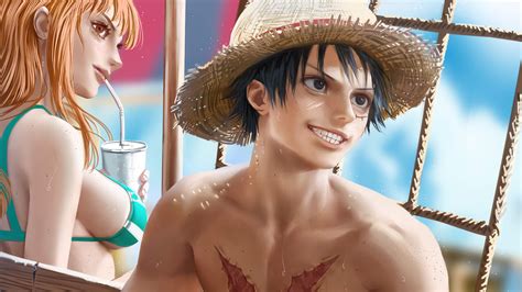 Luffy And Nami One Piece K