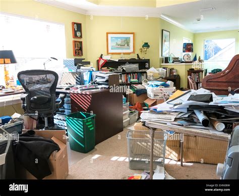 Messy Office Desk Hi Res Stock Photography And Images Alamy