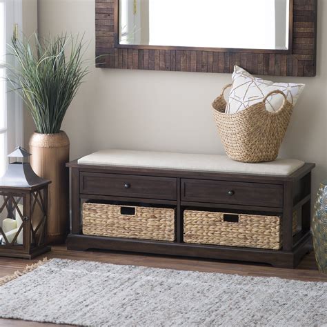 Making The Most Of Narrow Spaces With A Storage Bench Home Storage
