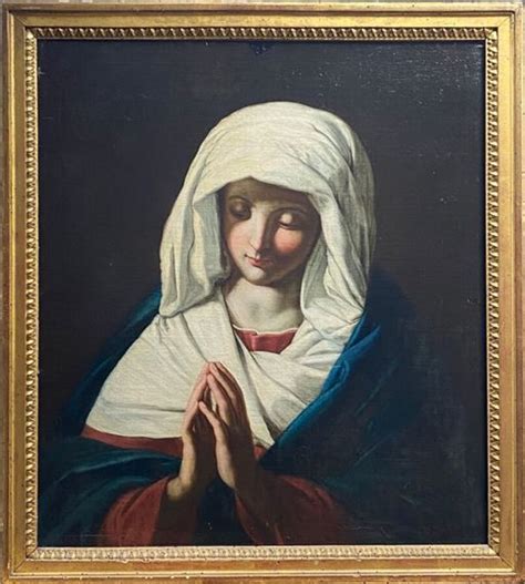 Il Sassoferrato The Virgin In Prayer With Joined Hands Mutualart