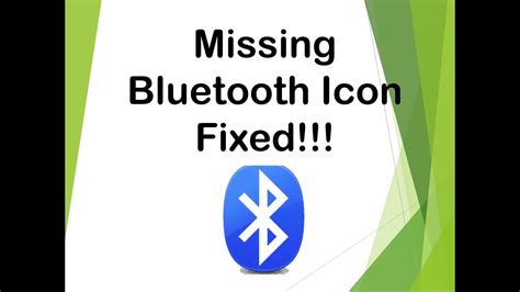 Windows 10 Bluetooth Missing How To Fix Bluetooth Icon Missing From