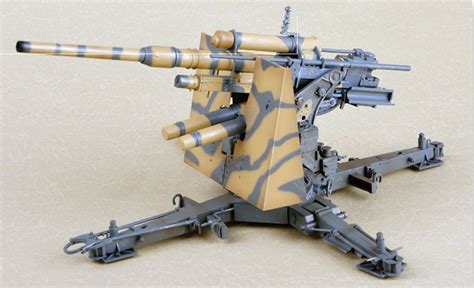 Merit International 118 Flak 36 88mm German Anti Aircraft Gun Model