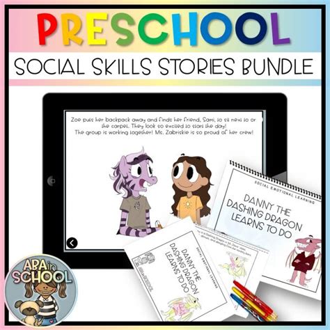 Social Skills Stories And Activities 3 Stories With Original Artwork