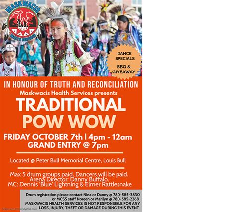 Traditional Pow Wow — Maskwacis Cultural College