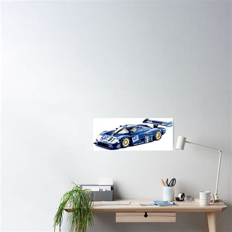 Sauber C9 1987 Group C Racer Poster For Sale By Fromthe8tees Redbubble