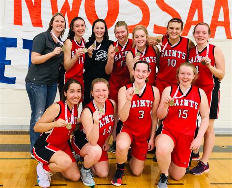 Saints Girls Basketball Team Wins Nwossa Gold 895 The Lake