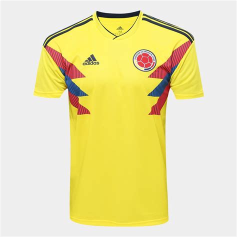 Camisa Seleção Colômbia Home 2018 Sn° Torcedor Adidas Masculina