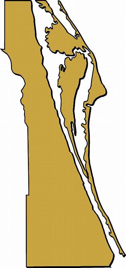 Brevard County Florida Outline Map Clipart Maps