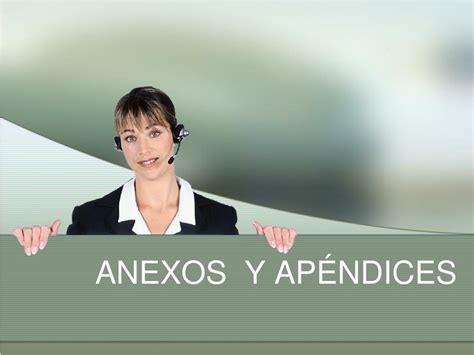 Ppt Anexos Y ApÉndices Powerpoint Presentation Free Download Id