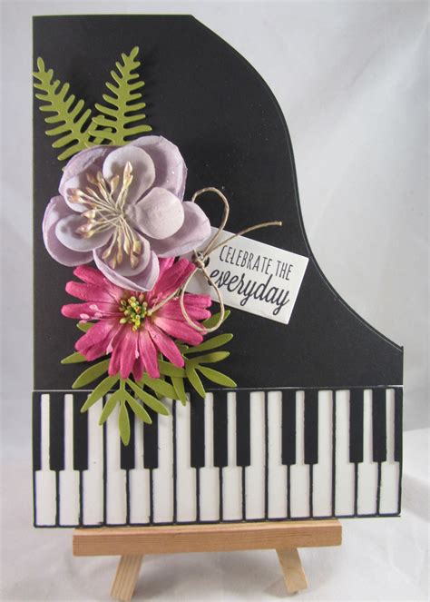Piano Card Musical Cards Cards Handmade Handmade Birthday Cards