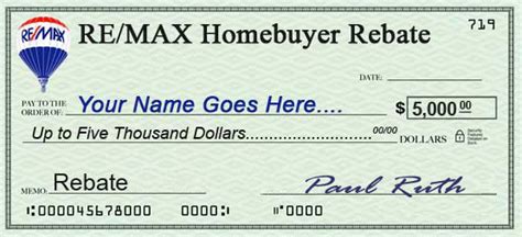 New Home Buyer Rebate