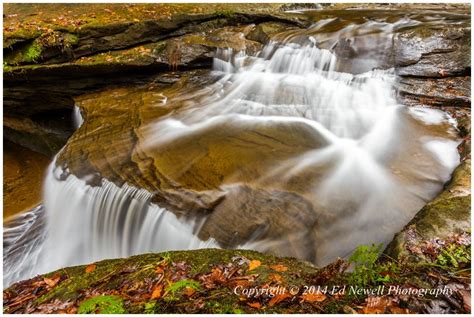 Upper Portion Of Creation Falls In Kentuckys Red River Gorge Red