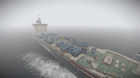 Грузовой корабль Cargo Ship в Rust Rust Craft