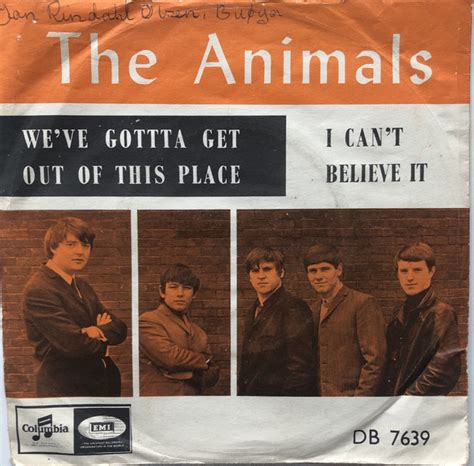 The Animals We Gotta Get Out Of This Place 1965 Vinyl Discogs