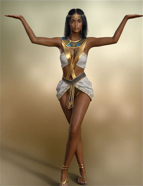 Egyptian Mega Bundle Characters Outfits Hair Poses And Lights In