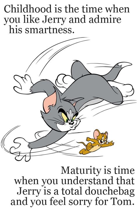 Tom and jerry is a series of the cat and mouse duo from 1940 to 1967. Tom And Jerry Cartoon Quotes. QuotesGram
