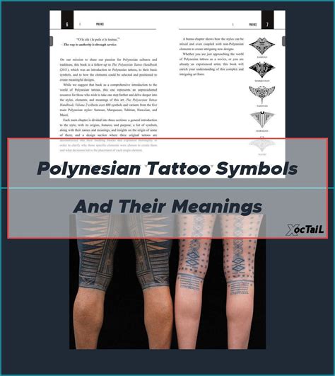 Polynesian Tattoo Symbols And Their Meanings Malu Samoan Tatau Apa
