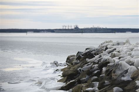 Winter Storm Grayson Dropped Snow Temperatures In Hampton Roads