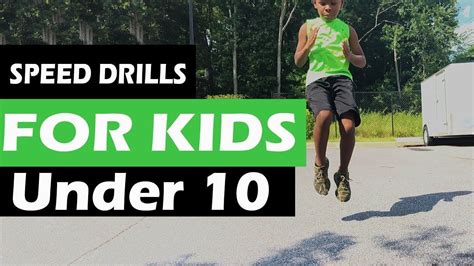 Speed Drills For Kids Under 10 Youtube In 2021 Speed Drills Drill