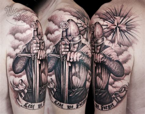 Templar Knight Custom Tattoo Miguel Angel Custom Tattoo