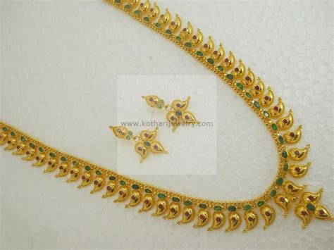 Latest Designs Of Gold Mango Mala Collection Jewellery Designs