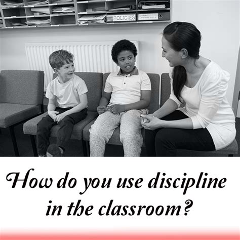 Incremental Discipline Plan For The Classroom