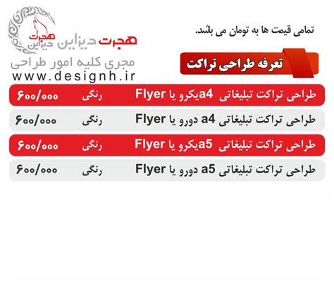 تعرفه طراحی قیمت طراحی Design Costs هجرت دیزاین