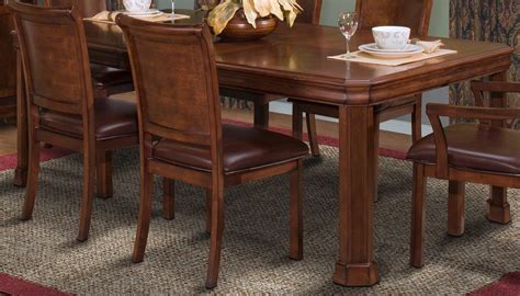 Sheridan Burnished Cherry Rectangle Dining Table From New Classics 40 005 10 Coleman Furniture