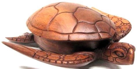 Carved Wood Turtle Bowls Bali Indonesia