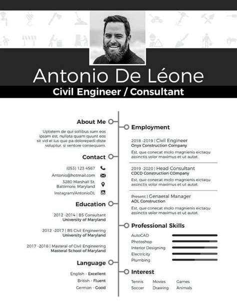 Make an engineering cv, or use an academic cv template or create a fusion of the cvs for a more specialized role. 10+ Civil Engineer Resume Templates - Word, Excel, PDF ...