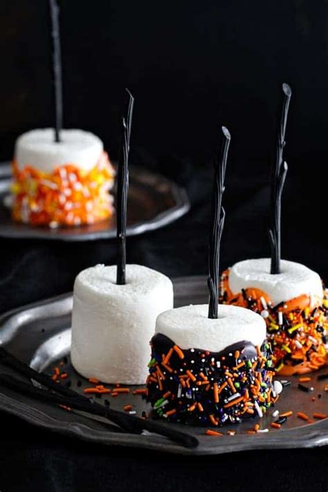 Halloween Marshmallow Pops My Baking Addiction