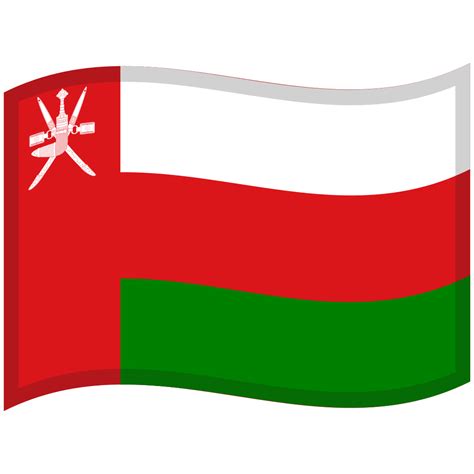 Oman Waved Flag Icon Waved Flags Iconpack Wikipedia Authors